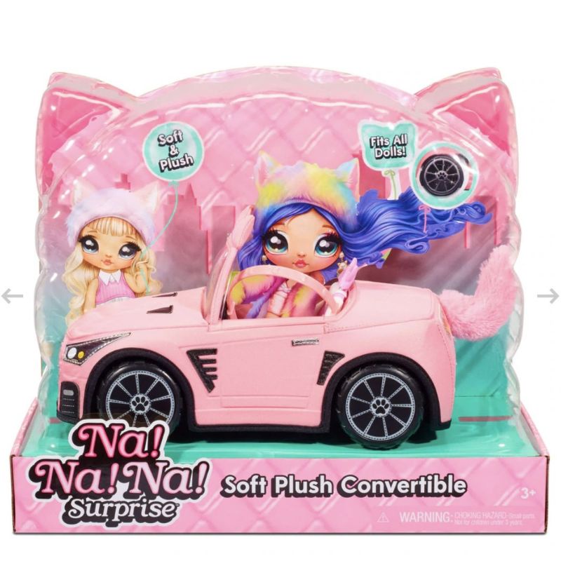 Đồ Chơi Xe mui trần của búp bê Na! Na! Na! Surprise Soft Plush Convertible