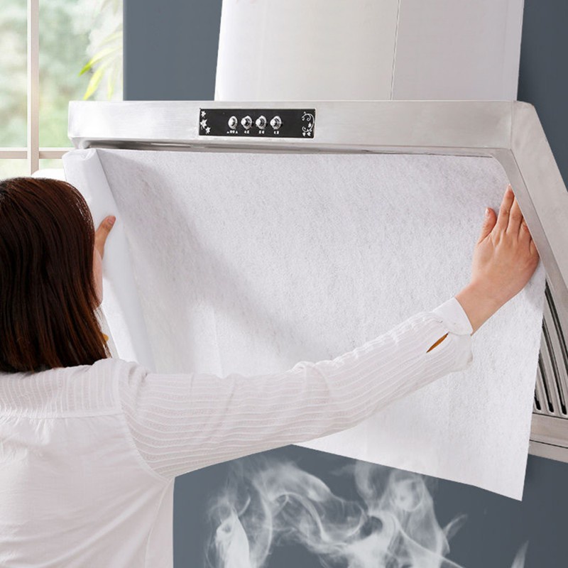 Set 6/12 Giấy Thấm Dầu Vải Không Dệt Chống Thấm Nước Cách Nhiệt Thông Dụng Cho Nhà Bếp