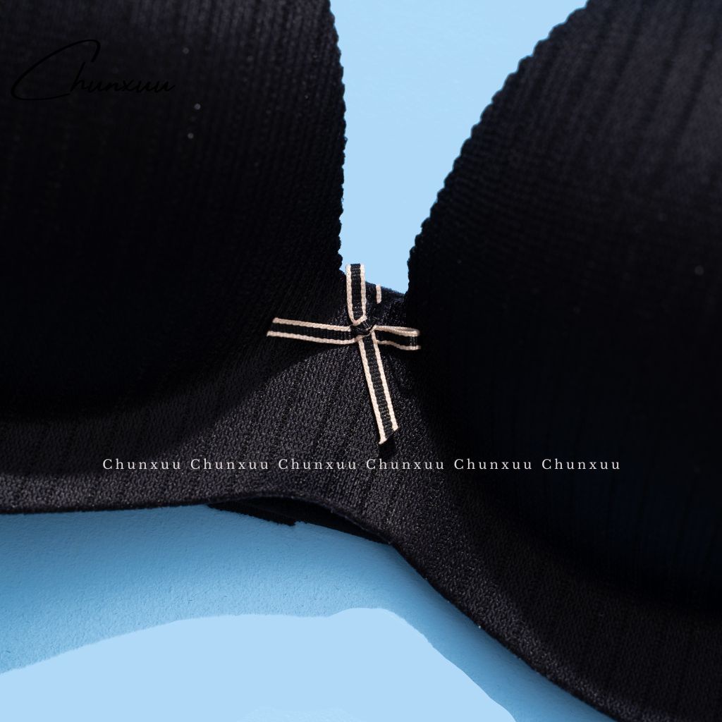 Áo ngực nữ đệm dày CHUNXUU, thiết kế phối nơ không gọng thoáng khí- AV15