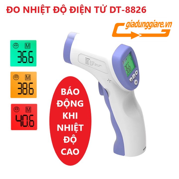 NHIỆT KẾ ĐIỆN TỬ 8826 dùng đa năng cảm ứng hồng ngoại máy đo nhiệt độ cơ thể , nhiệt độ sữa , cháo cho bé tiện lợi