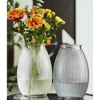 Lọ Hoa Thủy Tinh Thiết Kế Hiện Đại Cắm Hoa Hồng, Hoa Mẫu Đơn - Bình Lọ Cắm Hoa