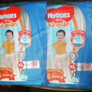 Bỉm huggies tã quần xl 32