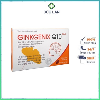 Ginkgenix q10 max - cải thiện chức năng tuần hoàn.
