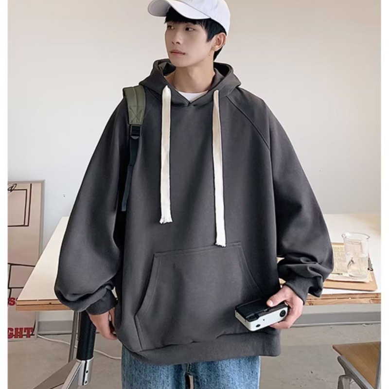 【Bảy màu】trơn áo hoodie nam nữ simple áo hoodie mũ hàn quốc áo khoác hoodie thời trang áo hoodie form rộng