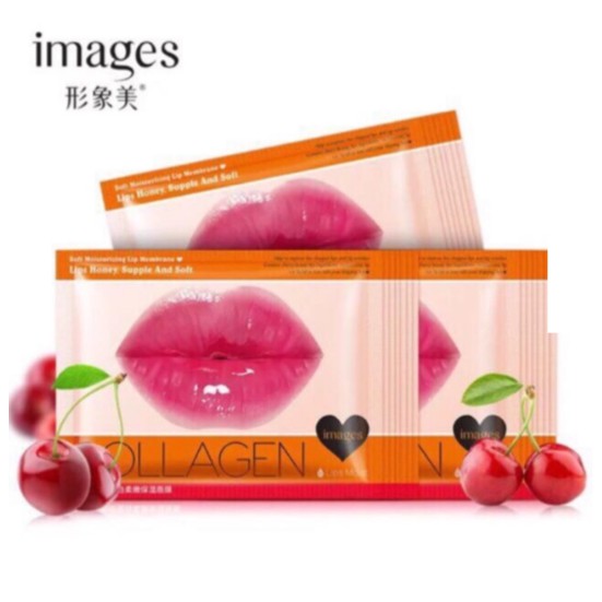 Combo 10 mặt nạ môi collagen images nội địa Trung