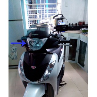 Kính đèn pha xe SH đời 2010 đến 2012 chất liệu cao cấp