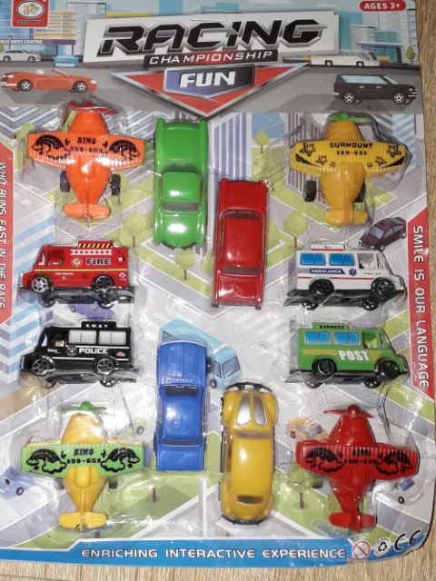 Sét 12 chiếc xe máy bay bằng nhựa chạy chớn rất đẹp