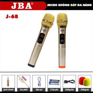 Micro Karaoke Không DâyJBA J-68 (2 Micro) - Hàng mới 100% chính hãng bảo hành 6 tháng