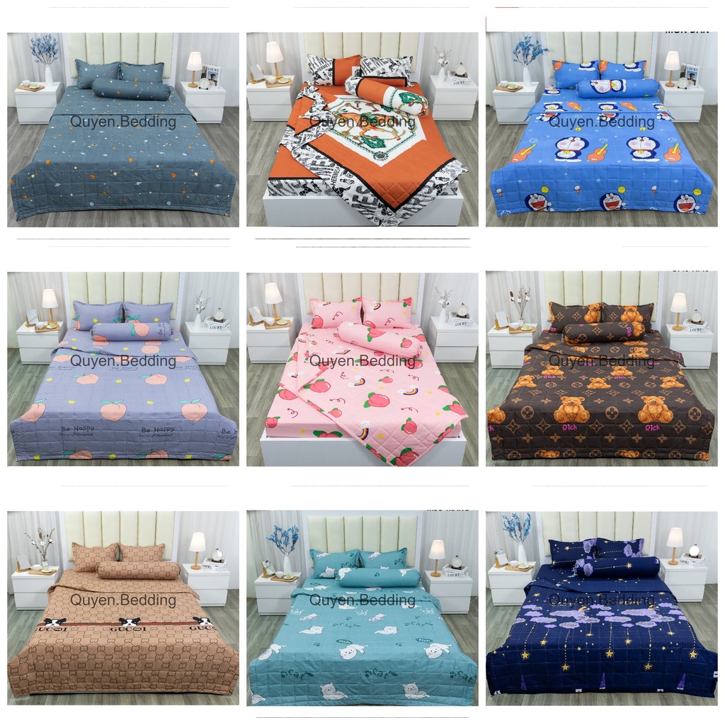 Bộ Chăn Ga Gối Hè 5 Món Cotton Polly Ga Trải Giường Chăn Ga Gối 5 Món Đủ Kích Thước Mẫu Mới Nhất 2022 | WebRaoVat - webraovat.net.vn