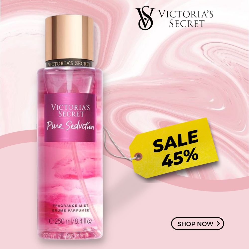Xịt Thơm Toàn Thân Victoria’s Secret – Pure Seduction Hương Thơm Nhẹ Nhàng Nữ Tính Chai 250ml
