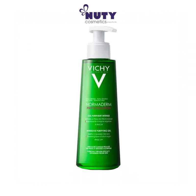 Gel Rửa Mặt Cho Da Dầu Mụn Vichy Normaderm Phytosolution in Purifying Cleansing Gel (400ml)