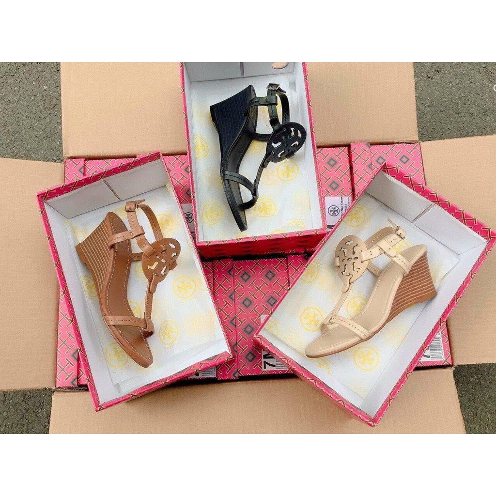 Giày Sandal Đế Xuồng Thời Trang Tory Burch NDC380
