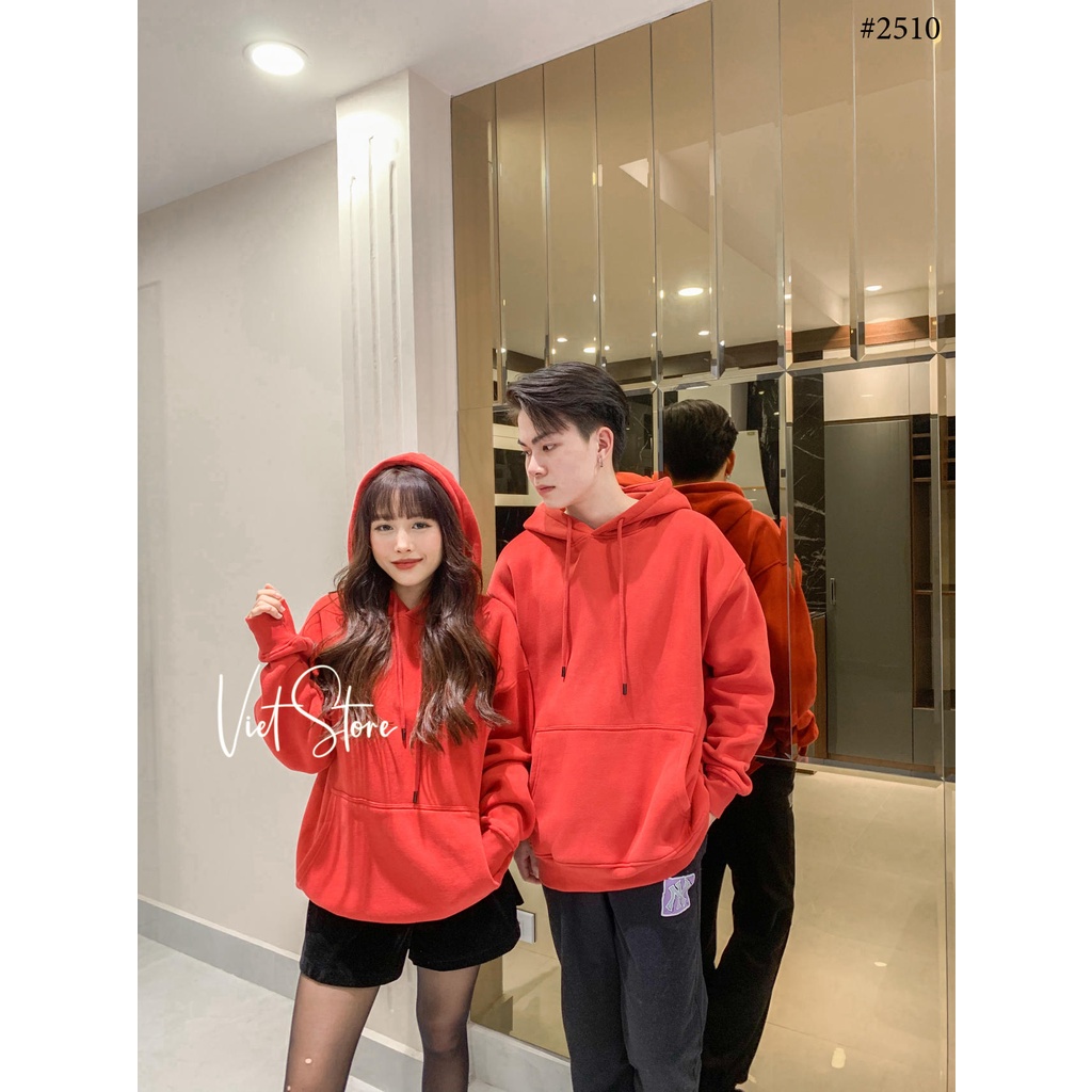 ÁO NỈ HOODIE NAM NỮ TRƠN 2510 VIETSTORE | BigBuy360 - bigbuy360.vn