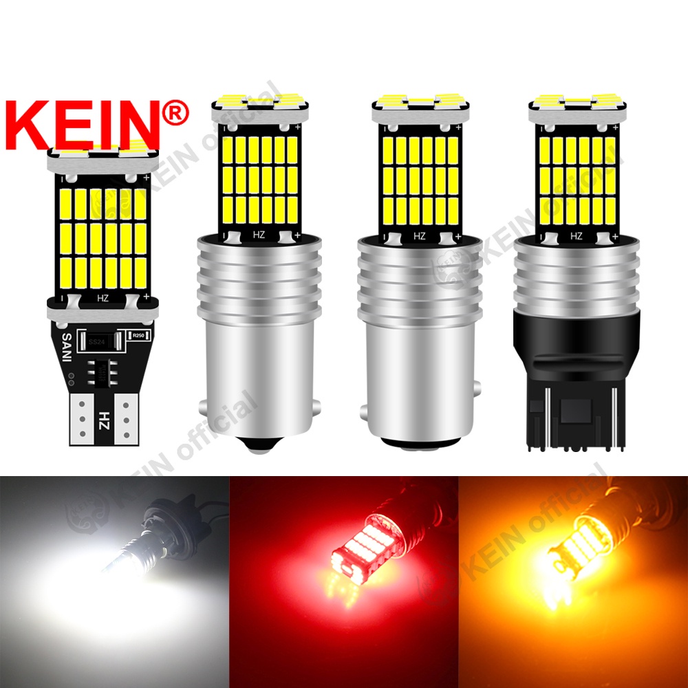 Đèn led phanh/ xi nhan/ đèn phanh cho xe hơi KEIN T20 7440 T25 1156 T15 BA15S P21W W16W W21W W21/ 5W 45SMD 4014