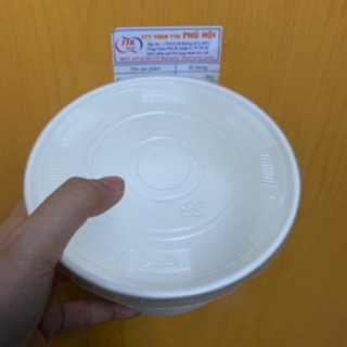 50 tô giấy đựng bún phở cháo 1000ml ( kèm nắp)