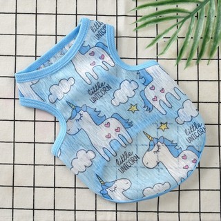 Áo ba lỗ mỏng mùa hè cho cún miu