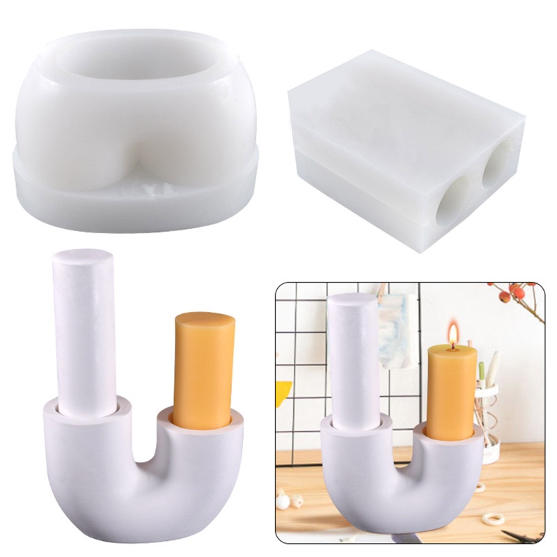 Khuôn Silicone Làm Chân Nến Bằng Nhựa Epoxy UV