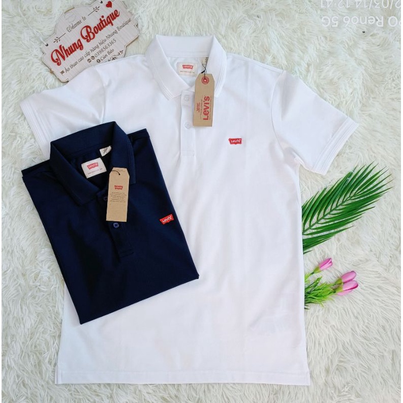 Áo Thun Polo Levis Cao Cấp/VNXK Loại 1/ Cotton 100%/Form Nam Nữ Mặc