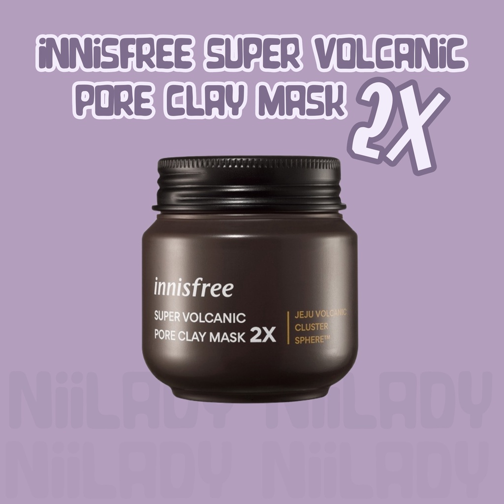 (MẪU MỚI) Mặt nạ đất sét Innisfree Super Volcanic Pore Clay Mask 2X