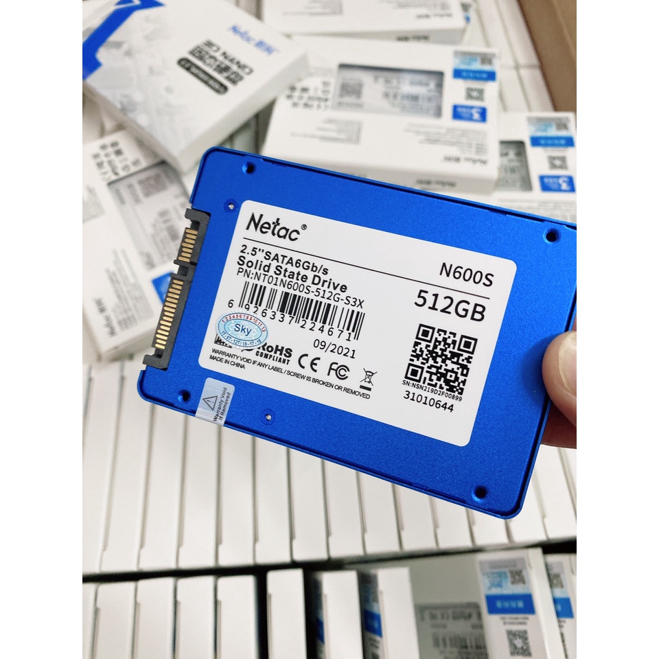 Ổ SSD Netac 512GB 360GB 256GB 128GB 2.5 inch Chính Hãng - Mới Bảo hành 36 tháng