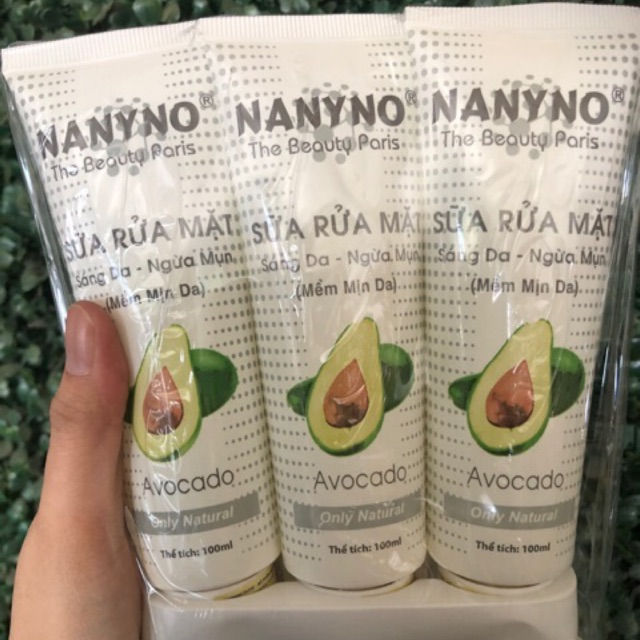 Sữa rửa mặt sáng da Ngừa mụn Mềm mịn da NANYNO 100ml