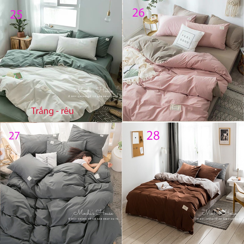 BỘ CHĂN GA GỐI COTTON HÀN QUỐC TICI ĐỦ MẪU