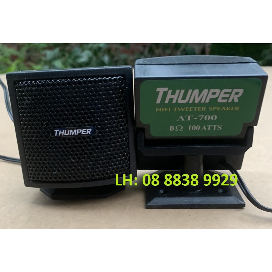 CẶP LOA SIÊU TREBLE THUMPER THẠCH ANH VUÔNG G700 - GIÁ 2 CHIẾC