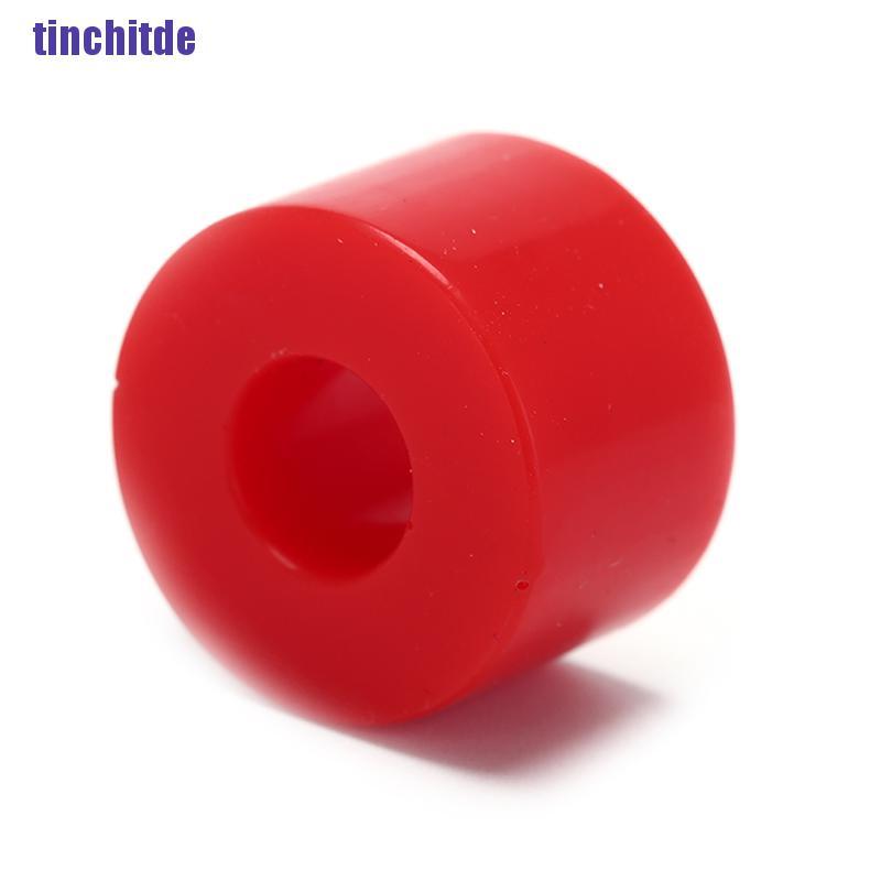 [Tinchitde] 4Pcs Skateboard Pu Cushion Skateboard Proof Wheels Axle Bushings Scooter [Tin]