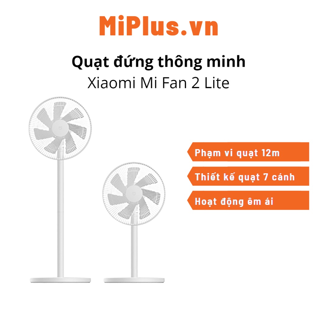 Quạt đứng thông minh Xiaomi Mi Smart Standing Fan 2 Lite Chính Hãng Bản Quốc Tế