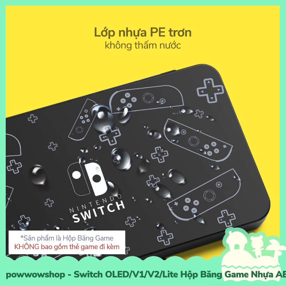 [Sẵn VN - Hỏa Tốc] Switch Oled,V1,V2,Lite Hộp Băng Nhựa ABS+PC Chứa Thẻ Game Nintendo Switch Phong Cach Gaming Style