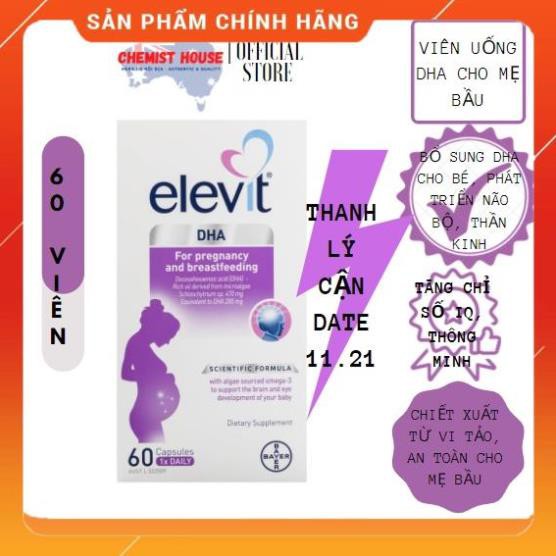 [Hàng Chuẩn ÚC] Elevit DHA For Pregnancy and Breastfeeding - Viên uống bổ sung DHA cho mẹ bầu 60 viên