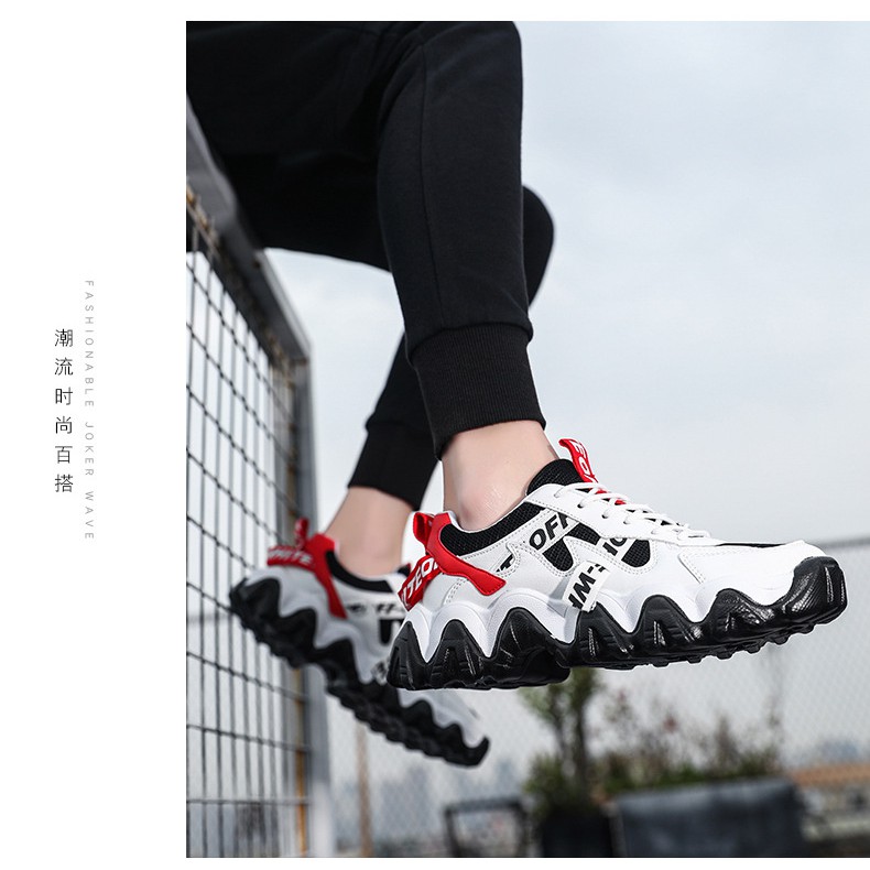 Giày thể thao sneaker nam đế lượn sóng phối màu siêu đẹp hottrend 2020 | BigBuy360 - bigbuy360.vn