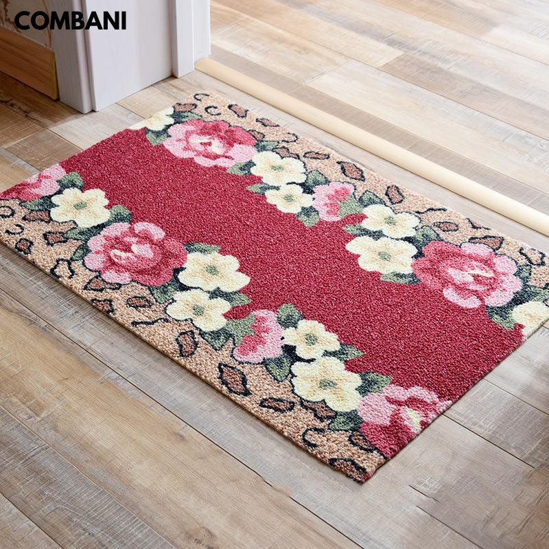 Thảm Chùi Chân Nỉ, Đế Cao Su Họa Tiết 3D Cao Cấp 40X60cm COMBANI T09