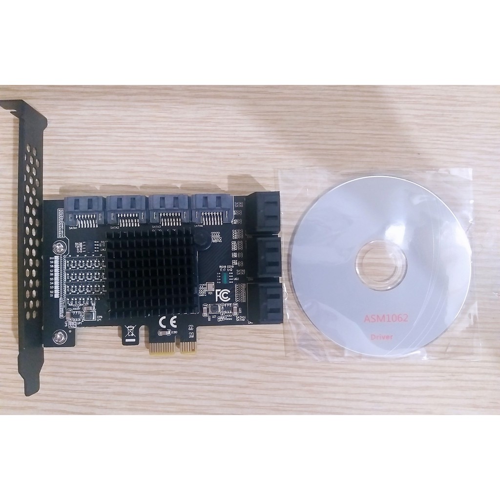 [Sẵn Hàng] Card Chuyển Đổi Pci-E Sang Sata 3.0 cho SSD ,HDD 8 Cổng Hoặc 10 Cổng Sata Tùy Chọn