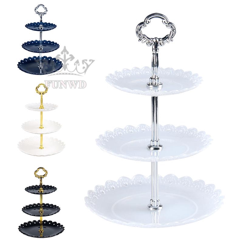Khay bằng nhựa trưng bày bánh kẹo/trái cây tiện lợi cho đám cưới/giáng sinh/sinh nhật