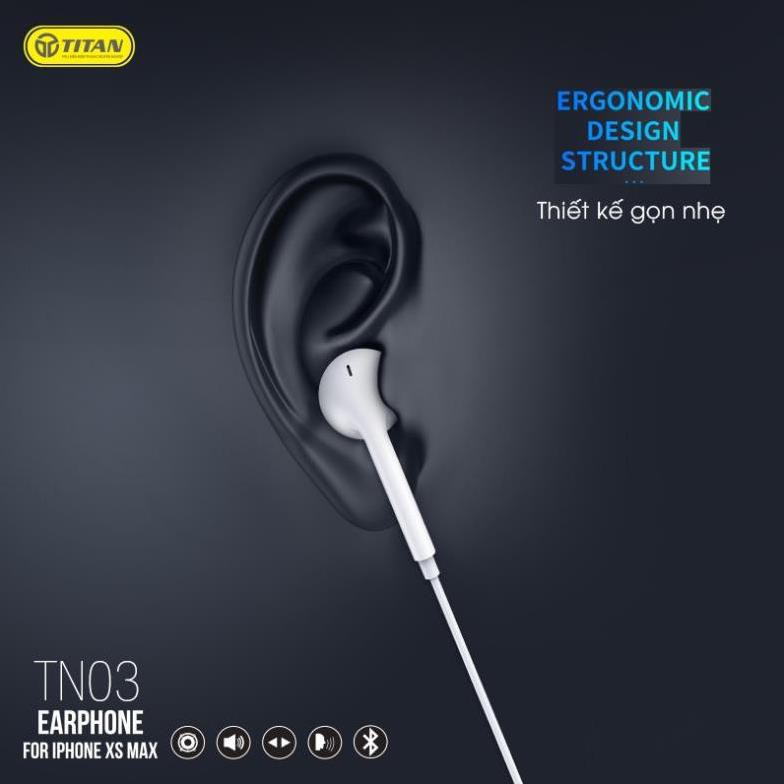 Tai nghe Bluetooth chân Lightning TITAN TN03 - Bảo hành 12 tháng