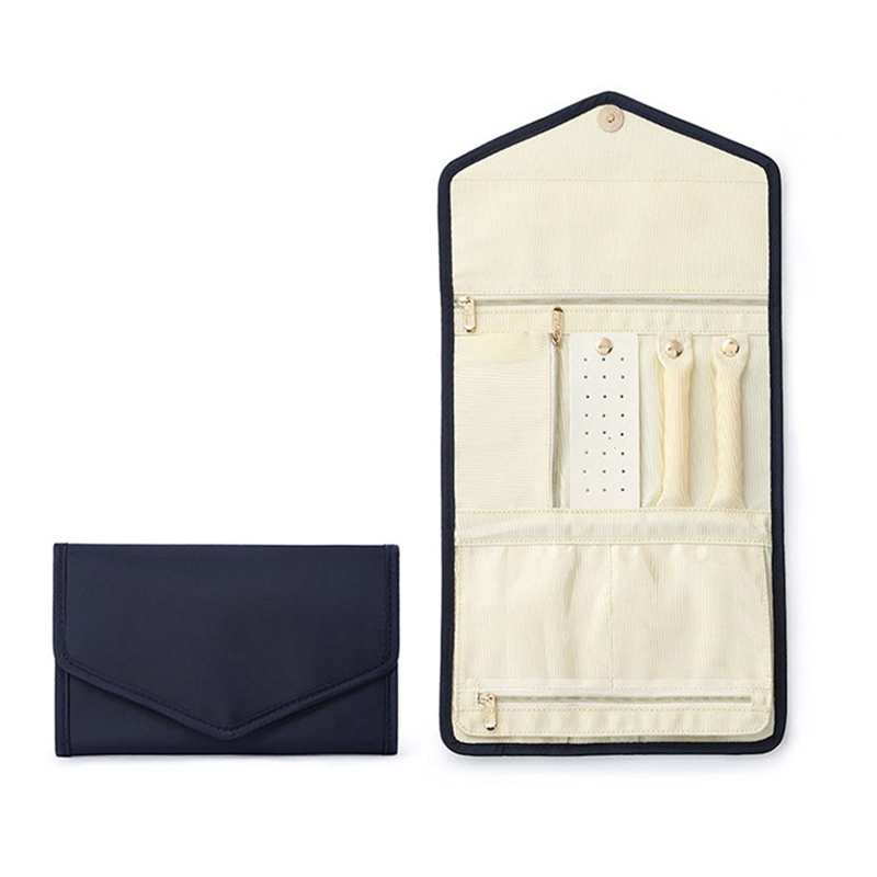 Túi Cuộn Đựng Trang Sức Có Thể Gấp Gọn Tiện Dụng Mang Theo Du Lịch