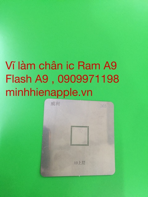 Vỉ làm chân IC Ram iphone A5 6 7 8 9