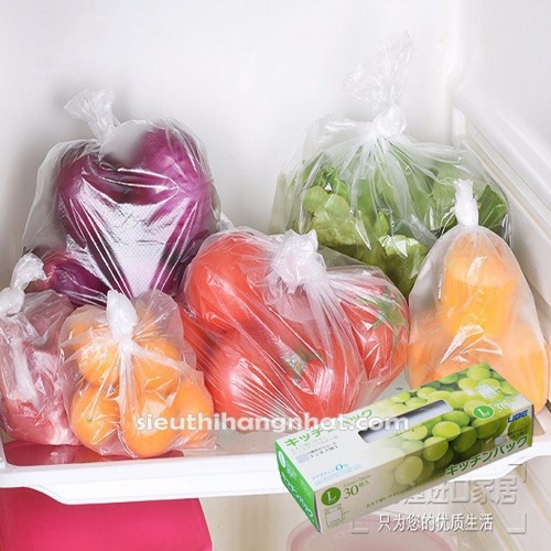 SET 30 TÚI BÓNG NY LÔNG TỰ PHÂN HỦY ĐỰNG THỰC PHẨM - HÀNG NHẬT NỘI ĐỊA an toàn tuyệt đối, bảo vệ môi trường