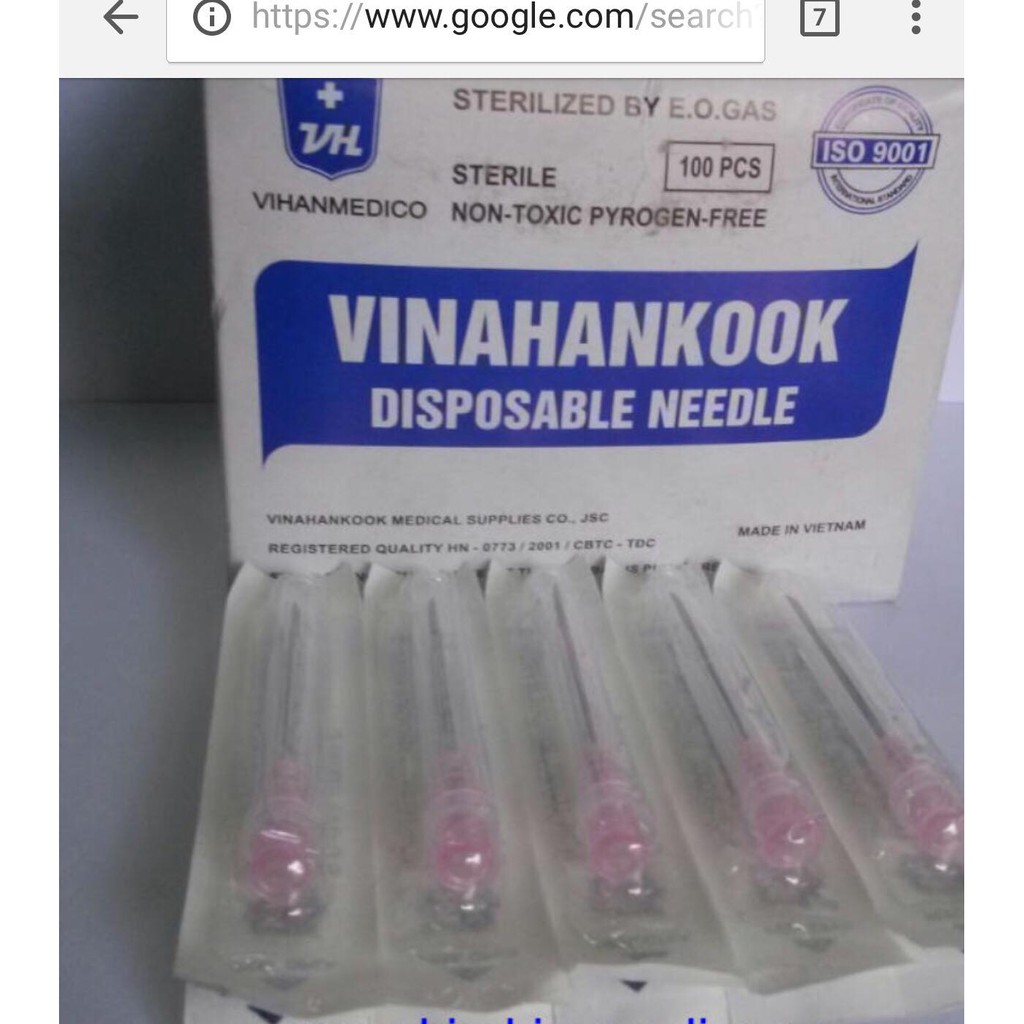 Kim lấy thuốc 18G Vinahankook