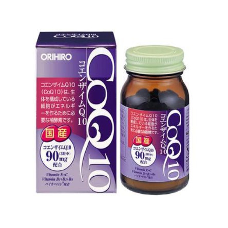 Viên uống hỗ trợ tim mạch Coenzyme Q10 Orihiro 90 viên