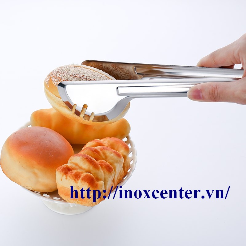 KẸP GẮP THỨC ĂN INOX HÌNH BÁN NGUYỆT