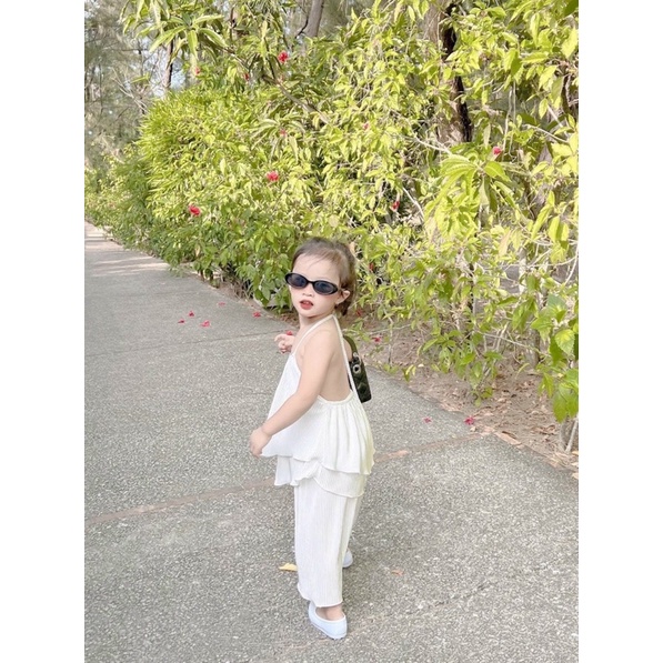 Set dập ly yếm lá cho bé gái