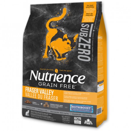 Thức Ăn Hạt Cho Mèo Nutrience Subzero Da Lông Bóng Mượt Bao 5kg 4 Loại Thịt Cá, Rau Củ, Trái Cây