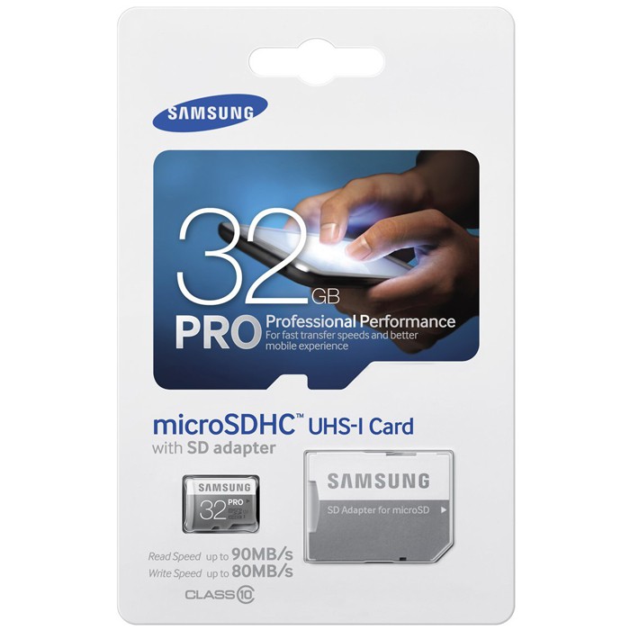 Thẻ Nhớ Samsung Microsd Pro 32gb Class 10 | Oem 99%