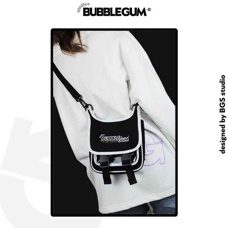 Túi Đeo Chéo Ss04/Black Bubble Gum - MINIBAG SS04