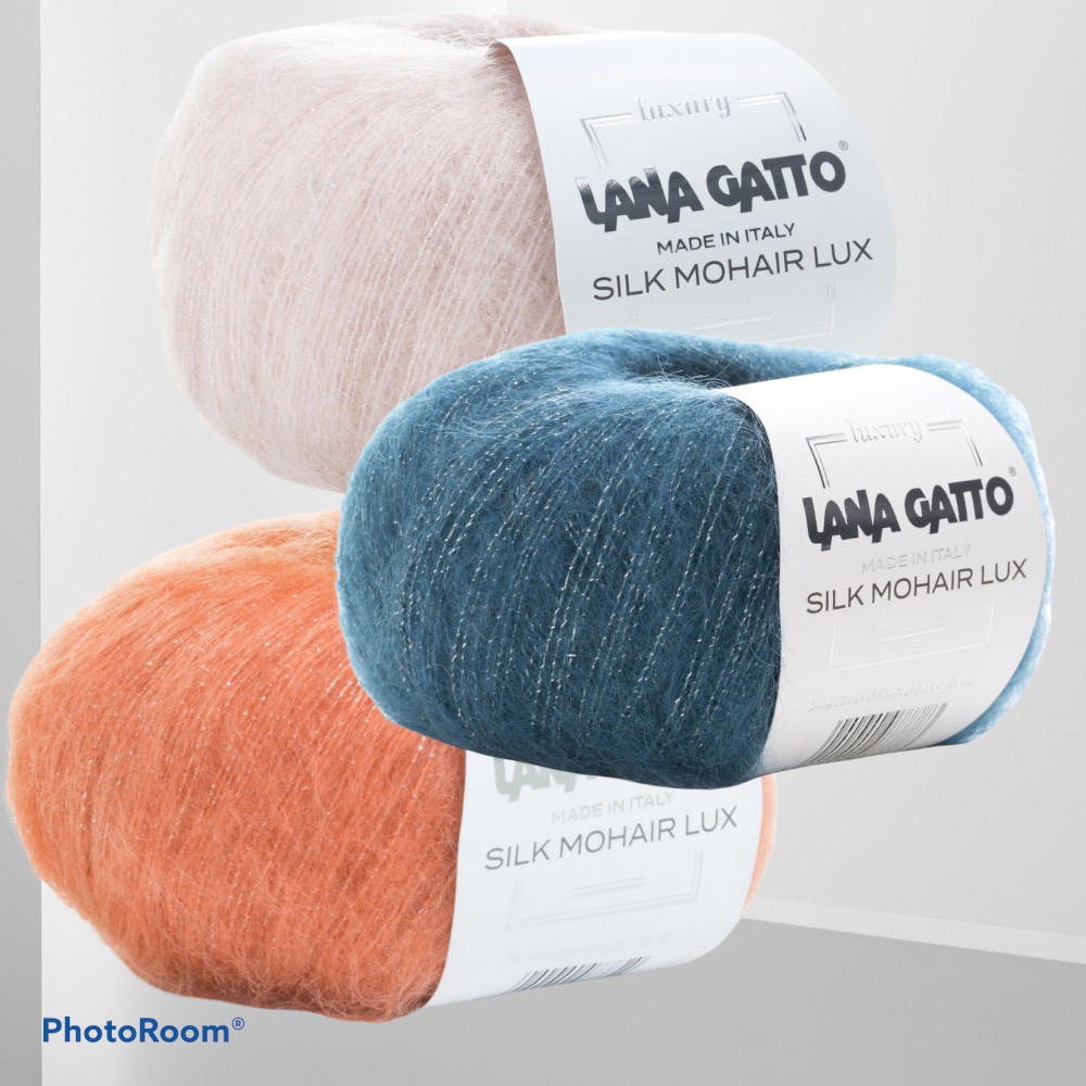Cuộn Len mohair Lana Gatto Silk Mohair Lux Yarn