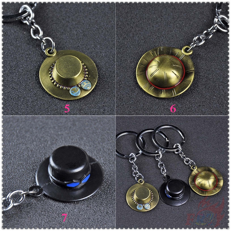 1 Móc Khóa Mặt Kim Loại Hình Nhân Vật One Piece