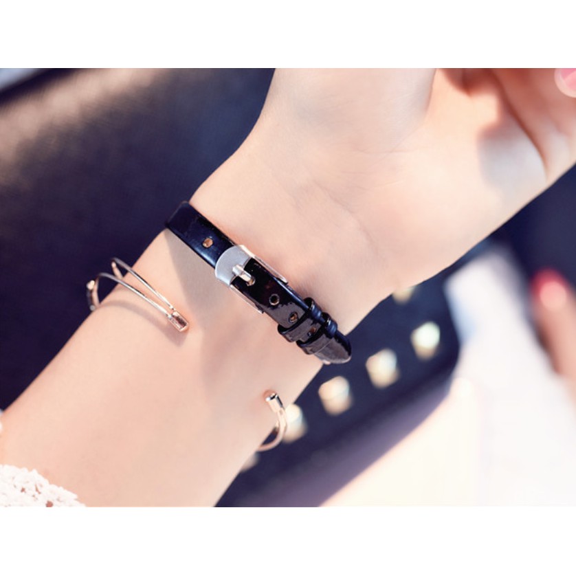 ĐỒNG HỒ NỮ DÂY DA YUHAO MẶT ĐÁ KIM CƯƠNG 3D SIÊU ĐẸP | BigBuy360 - bigbuy360.vn