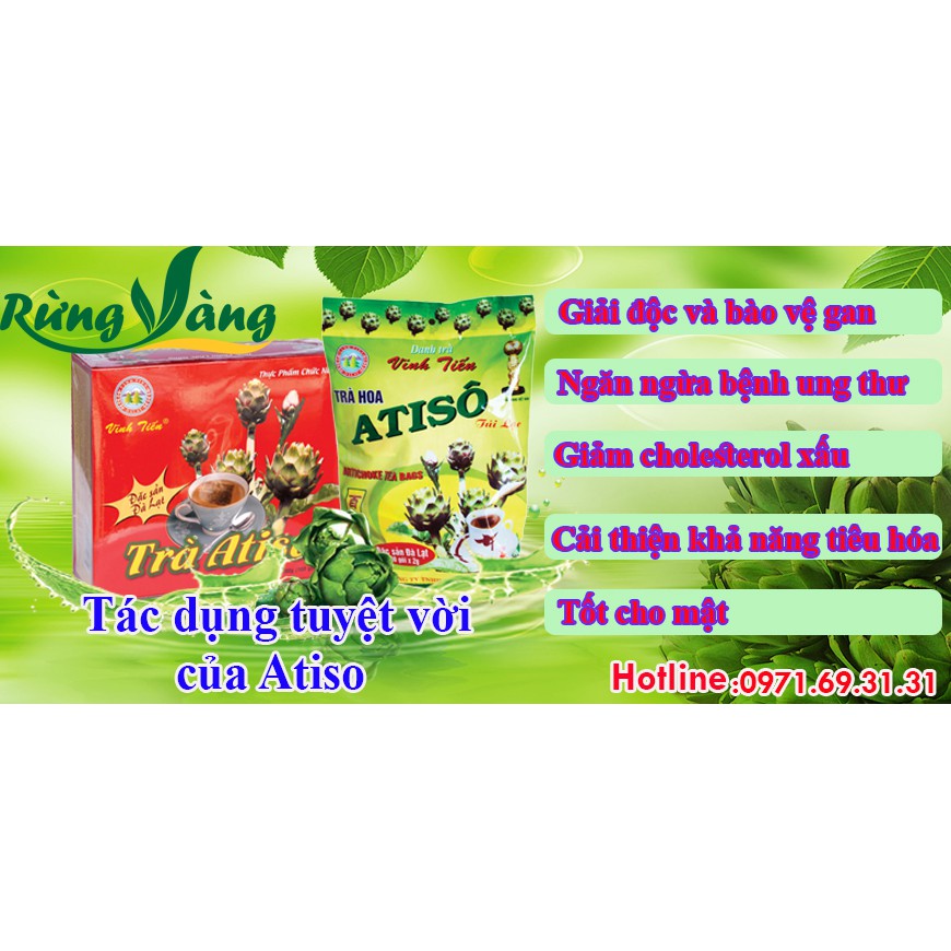 Trà Atiso túi Lọc Vĩnh Tiến Hảo Hạng 100 gói